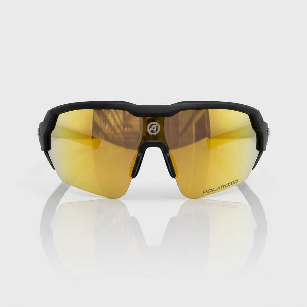 Alpha Vortex Gold Polarized Sunglasses