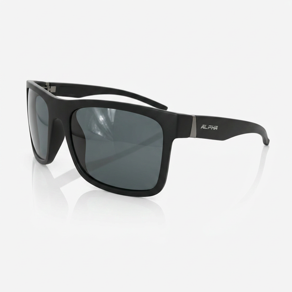 Alpha Nexus Black Polarized Sunglasses