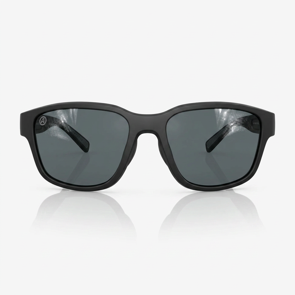 Alpha Rift Black Polarized Sunglasses