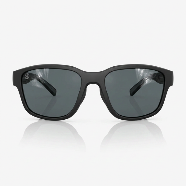 Alpha Rift Black Polarized Sunglasses
