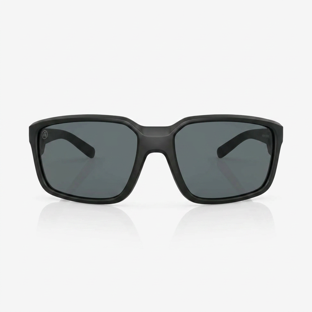 Alpha Surge Black Polarized Sunglasses