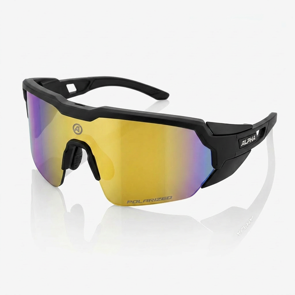 Alpha Vortex Gold Polarized Sunglasses